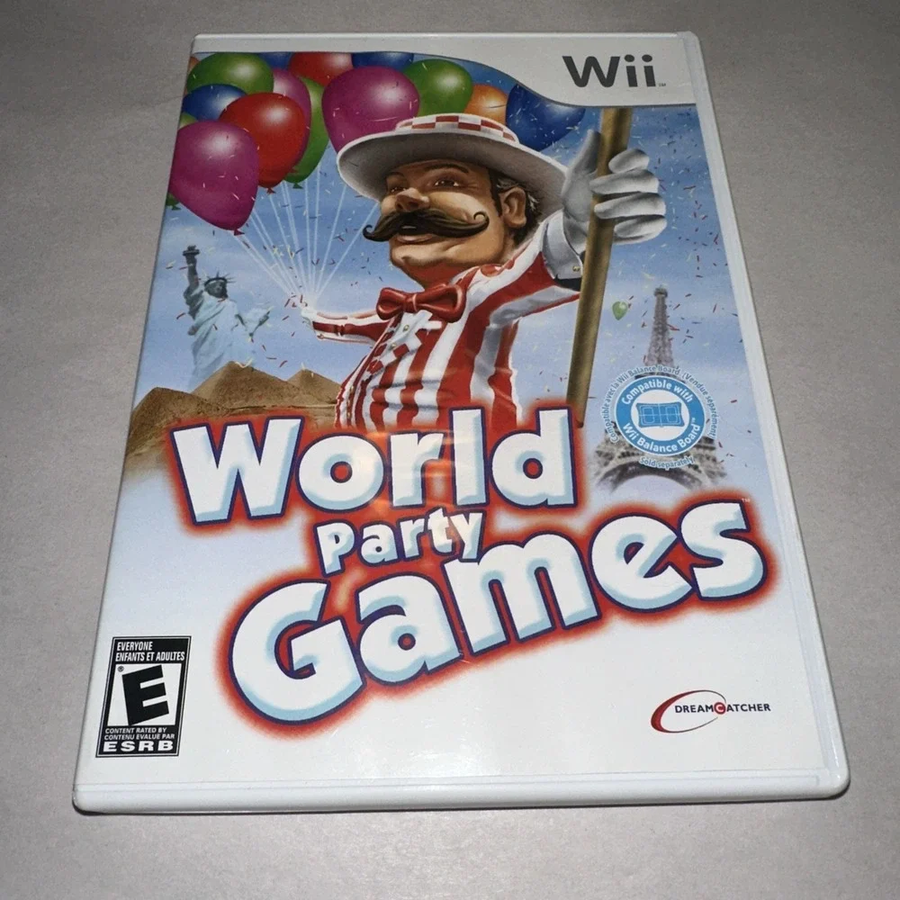 World Party Games (Nintendo Wii, 2009) Complete CIB Excellent Condition